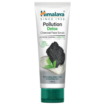 Himalaya Pollution Detox Charcoal Face Scrub 100gm