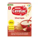 Nestle Cerelac Baby Cereal with Milk Wheat Apple (From 6 to 24 Months) Powder, 350 gm