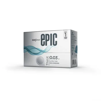 Manforce Epic ThinX | 0.03mm Ultra Thin Condoms for High Sensitivity Ultra Thin (Pack of 3)