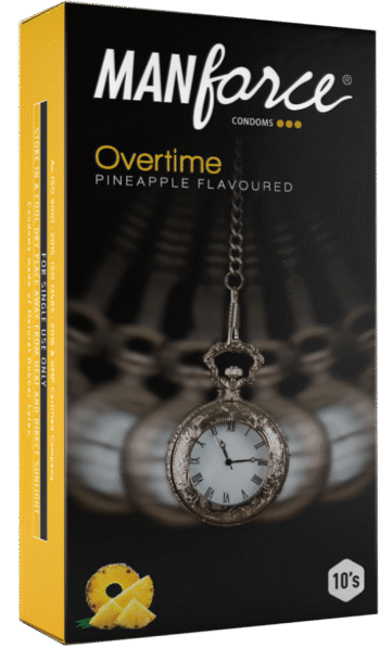 Manforce Overtime Pineapple Condoms Pack of 10