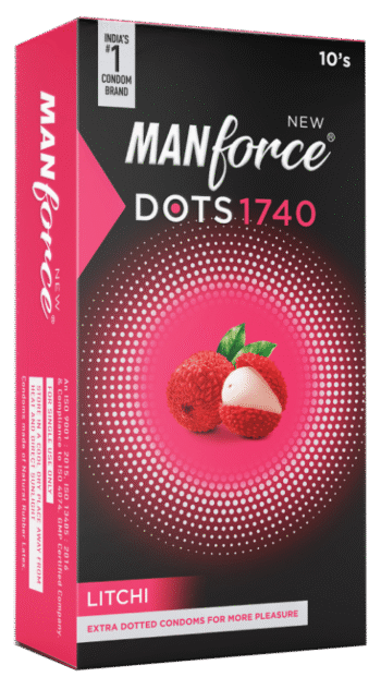 Manforce Litchi Flavoured Condoms Pack of 10