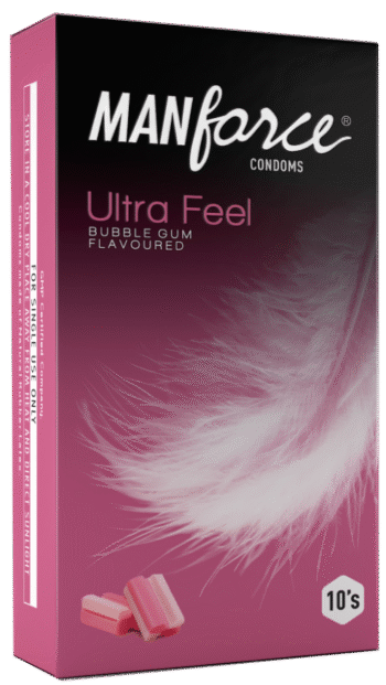 Manforce Bubblegum Condoms - Ultra Feel   Pack of 10