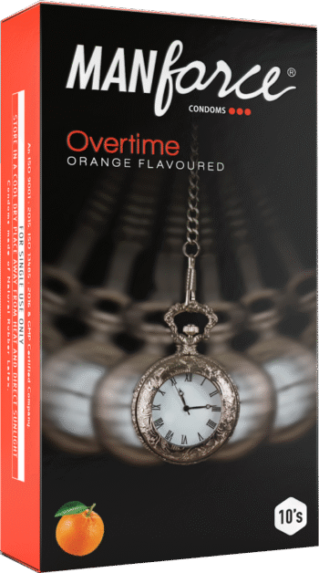 Manforce Overtime Orange Pack of 10