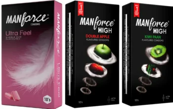 Manforce Flavored Condoms Combo - Bubblegum, Apple, Paan -30 Pack